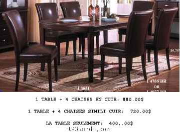 Annonces classees img:preview Tables de cuisine et chaises