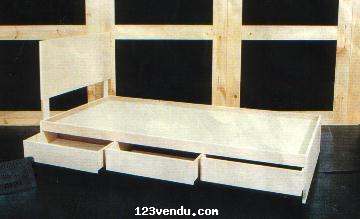 Annonces classees img:preview   LIT CAPITAINE EN BOIS NON-PEINT ( NEUF )