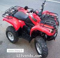 Annonces classees img:preview vente promotionnel de QUAD YFM 660 GRIZZLY 07 ROUGE HOMOLOGUÉ 2 PLACES