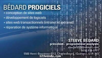 Annonces classees img:preview conception de sites web, développement de logiciels