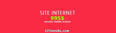 Annonces classees img:preview Votre site internet 995$ version mobile incluse