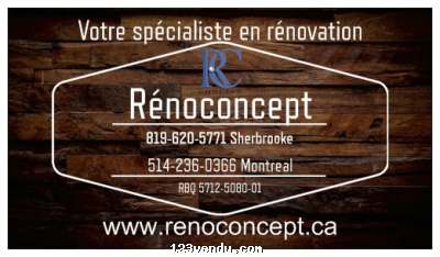 Annonces classees img:preview renoconcept.ca  Votre spécialiste en rénovation  819-620-5771