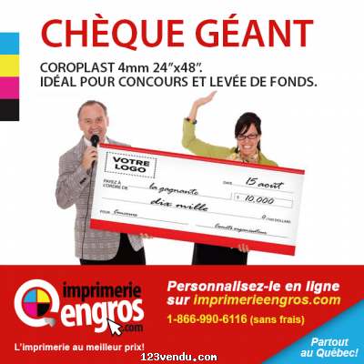 Annonces classees img:preview Cheque Geant 24