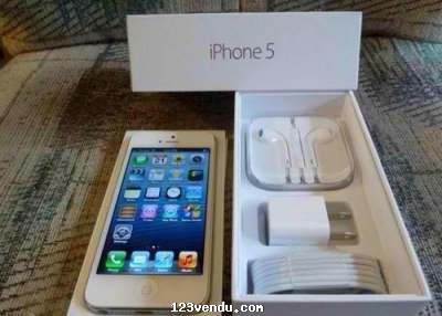 Annonces classees img:preview Iphone 5 , 32 gigas , blanc comme tout neuf